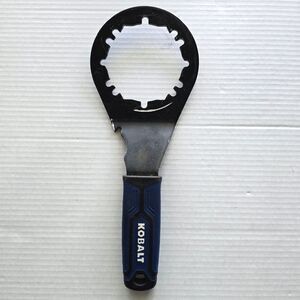 Kobalt Sink Drain Wrench Fits 4, 6, 8 Strainer Locknuts - Kitchen or Bath Drains